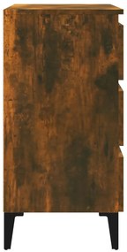 vidaXL Συρταριέρα Καπνιστή Δρυς 60 x 35 x 69 εκ. Επεξεργασμένο Ξύλο