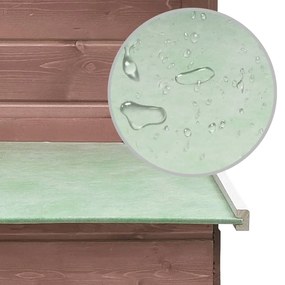 vidaXL Κοτέτσι Μόκα 170 x 81 x 110 εκ. από Μασίφ Ξύλο Πεύκου & Ελάτης