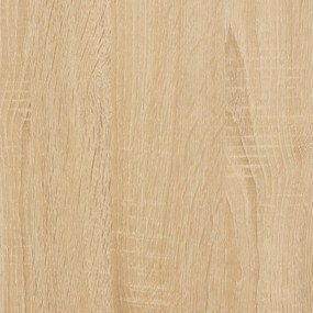 vidaXL Δισκοθήκη Sonoma Δρυς 84,5 x 38 x 48 εκ. από Επεξεργασμένο Ξύλο