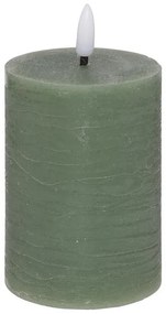 Διακοσμητικό Κερί LED Molia Atmosphera με διαστάσεις 7x7x12.5cm - Green