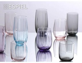 Linka Ποτήρι Νερού από Γυαλί Γαλάζιο 500ml 5x15cm