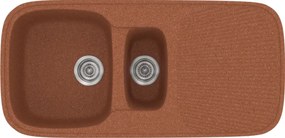 Sanitec Classic 301 (97×50) - Γρανιτένιος νεροχύτης - Granite TERRACOTTA