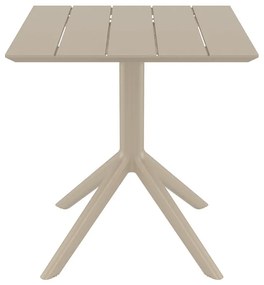 SIESTA PARIS TAUPE 70X70X74εκ. ΤΡΑΠΕΖΙ ΠΟΛ/ΝΙΟΥ 70X70X74εκ.20.0864