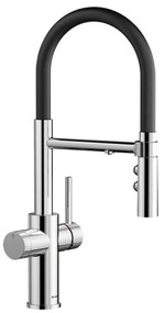 Blanco Catris-S Flexo Chrome Μπαταρία Κουζίνας Για Φίλτρο Με Ντουζ