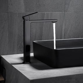 Orabella Ardesia 10344 Black Matt - Μπαταρία επιτραπέζιου νιπτήρα