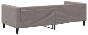 ΚΑΝΑΠΕΣ ΚΡΕΒΑΤΙ TAUPE 90 X 200 ΕΚ. ΥΦΑΣΜΑΤΙΝΟΣ 353986