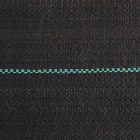 vidaXL Μεμβράνη Εδαφοκάλυψης Μαύρη 0,5x200 μ. από Πολυπροπυλένιο