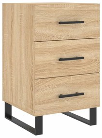 vidaXL Κομοδίνο Sonoma Δρυς 40 x 40 x 66 εκ. από Επεξεργασμένο Ξύλο