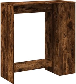 vidaXL Τραπέζι Μπαρ με Ράφια Δρυς 101x40x103,5 εκ. Επεξεργ. Ξύλο