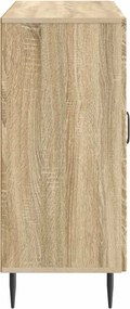 vidaXL Πλαϊνό γραφείο Sonoma Δρυς 89 x 34,5 x 80 εκ Επεξεργασμένο Ξύλο
