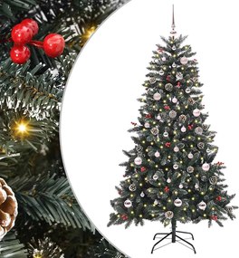 vidaXL Τεχνητό Χριστουγεννιάτικο Δέντρο με 150 LED Πράσινο 150 cm