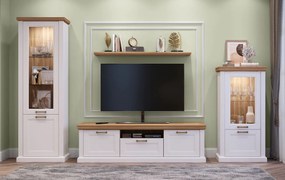 Έπιπλο τηλεόρασης Tahoma 2D1S-Leuko - 177.00Χ54.00Χ52.00cm