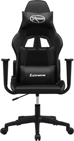 vidaXL Καρέκλα Gaming Μαύρη από Συνθετικό Δέρμα