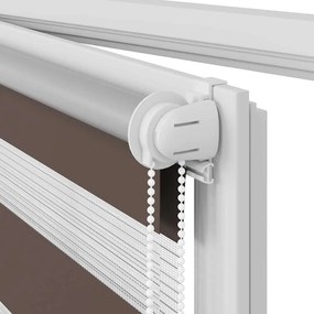Σύστημα Σκίασης Ρόλερ Zebra Καφέ 140 x 175 εκ. 240225