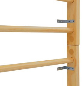 vidaXL Πολύζυγο Τοίχου 80 x 55 x 220 εκ. Ξύλινο