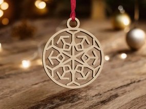 Σετ των 3 Intra απο ξύλο plywood 3mm-4mm πάχος – Μπιχλιμπίδι στολίδι Χριστουγεννιάτικου Δέντρου 15x15 cm INTRAVECTRY-MY548404