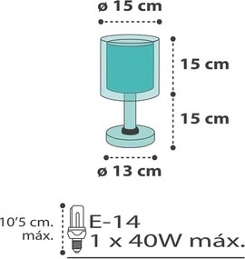 Clouds Green κομοδίνου φωτιστικό (41411H)