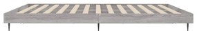 vidaXL Πλαίσιο Κρεβατιού Γκρι Sonoma 120x200 εκ. Επεξεργασμένο Ξύλο