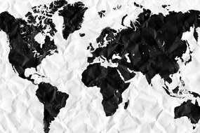 Εικόνα ενός ενδιαφέροντος παγκόσμιου χάρτη σε έναν φελλό - 120x80  peg
