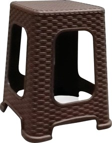 Σκαμπό ArteLibre Καφέ Rattan 35x35x46cm