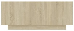 vidaXL Κομοδίνο Sonoma Δρυς 100 x 35 x 40 εκ. Επεξεργασμένο Ξύλο