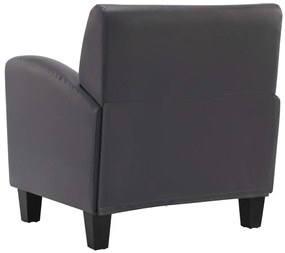 vidaXL Πολυθρόνα Γκρι από Συνθετικό Δέρμα