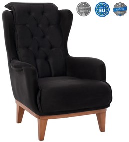 Intrahome ΠΟΛΥΘΡΟΝΑ ΜΠΕΡΖΕΡΑ KUCASABLANCALCASABLANCA_LUMPURENNINGCASABLANCALTCASABLANCAION ΒΕΛΟΥΔΟ ΜΑΥΡΟ .01 75x100x100 εκ. intraho-1644943