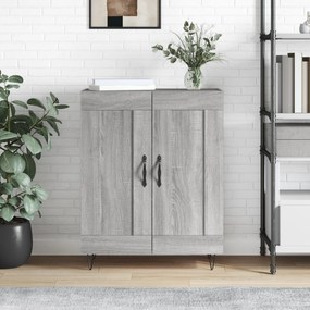 vidaXL Ντουλάπι Γκρι Sonoma 69,5 x 34 x 90 εκ. από Επεξεργασμένο Ξύλο