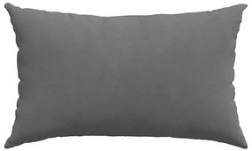 vidaXL Μαξιλάρι Καναπέ 2 pcs Σκούρο Γκρι 50 x 30 cm ύφασμα