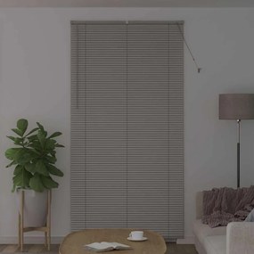 vidaXL Βενετσιάνικες Ρόδες Ασημί 220 x 115 εκ Αλουμίνιο