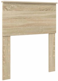 vidaXL Κρεβάτι Αποθήκης Δρύς Sonoma 75 x 190 cm Επεξεργασμένο ξύλο