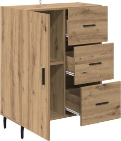 vidaXL Πλαϊνό γραφείο Artisan Oak 69,5 x 34 x 90 εκ.