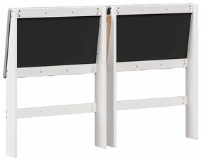 vidaXL Ταπετσαρισμένο κεφαλάρι Ανοιχτό γκρι 135 cm