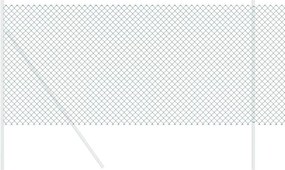 vidaXL Φράχτης αλυσίδας Πράσινο 25 x 0,6 μ Ατσάλι