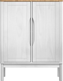 vidaXL Πλαϊνό γραφείο FLORO Λευκό 70 x 30 x 70,5 εκ.