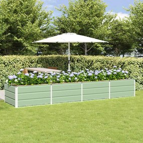 vidaXL Γλάστρα Πράσινο 320 x 80 x 45 cm Ατσάλι