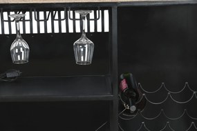 Ντουλάπι μπαρ DKD Home Decor Λευκό Καφέ Μαύρο 157 x 52 x 90 cm BAR