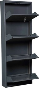 Shoe Cabinet Garda 4 - Anthracite Anthracite