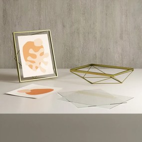 Σετ 3 Διακοσμητικές Μεταλλικές Κορνίζες Umbra Prisma Brass