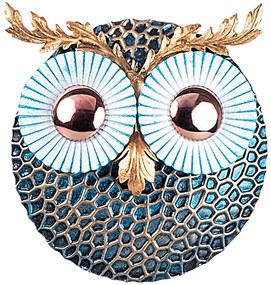 Διακοσμητικό Τοίχου Owl 3 891TNL1739 19x19cm Multi Wallity Metal