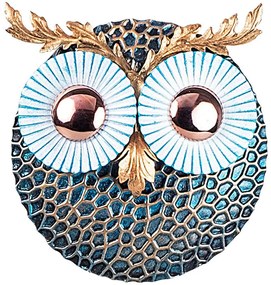 Διακοσμητικό Τοίχου Owl 3 891TNL1739 19x19cm Multi Wallity Μέταλλο