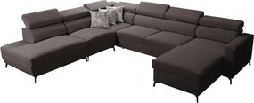 Γωνιακός καναπές Baltico IX-Δεξιά-Kafe - 351.00Χ302.00Χ100.00cm