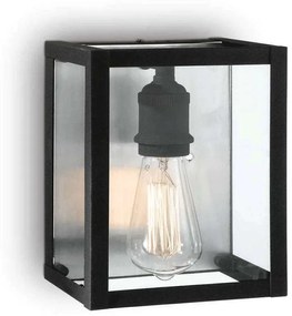 Φωτιστικό Τοίχου-Απλίκα Igor 092836 17x23x13,5cm 1xE27 60W Black Ideal Lux