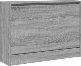 vidaXL Παπουτσοθήκη Γκρι Sonoma 80x21x57 εκ. από Επεξεργ. Ξύλο