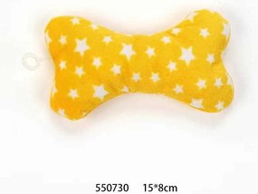 Λούτρινο παιχνίδι σκύλου κόκκαλο - 15x8cm - 12pcs - 550730