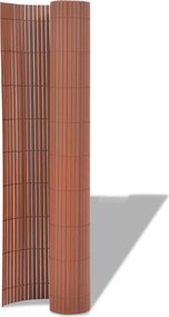 vidaXL Φράχτης Κήπου Καφέ 150 x 500 cm PVC