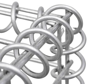 vidaXL Συρματοκιβώτιο Κύβος 60 x 60 x 60 εκ. από Ατσάλινο Σύρμα