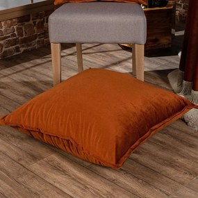 Μαξιλαροθήκη Διακοσμητική Δαπέδου Velvet 05 Terra Teoran 65Χ65 Cotton-Acrylic