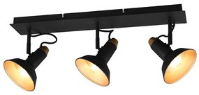 Φωτιστικό Οροφής - Σποτ Roxie 811900332 60x13x22cm 3xE14 10W Black Trio Lighting