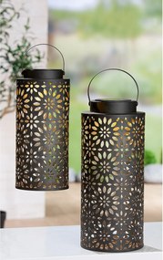 Φανάρι ArteLibre Ηλιακό LED Καφέ Μέταλλο 34cm